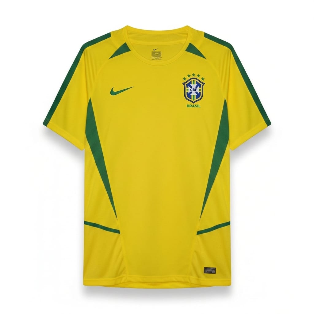Camisa Brasil Retrô 2002 Masculina Oficial